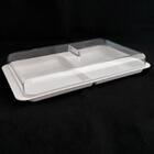 Porta Frios Duplo Pote Para Queijo Fatiado Com Tampa Empilháv