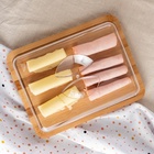 Porta Frios Em Bambu Com Tampa Em Acrilico Mimo Style Bm19161