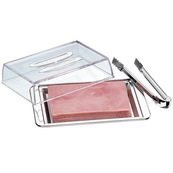 Porta Frios Empilhavel Com Pinca 3 Pecas Aço Inox Lyon Brinox