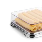 Porta Frios Retangular Suporte Multiuso Geladeira Forma Inox