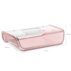 Porta Frios Translúcido De Plástico Rosa - Uz