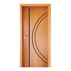 Porta Frisada Modelo 08 Em Madeira Semi Sólida Hdf Mapaf 60cm