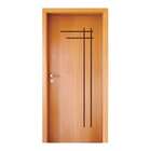 Porta Frisada Modelo 190 Montada Em Madeira Semi Sólida Hdf M