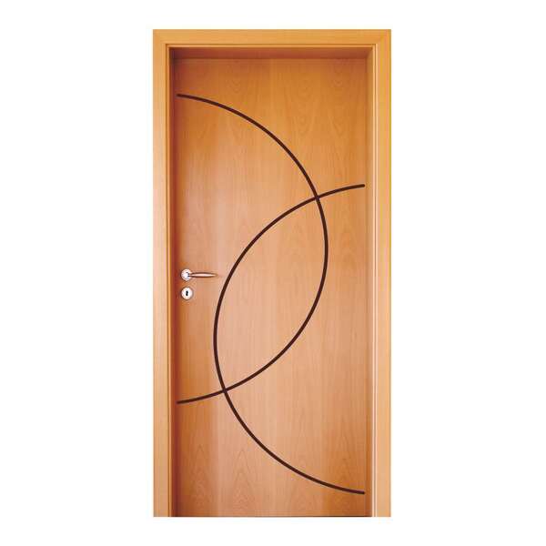 Porta Frisada Modelo 192 Em Madeira Semi Sólida Hdf Mapaf 82c