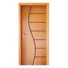 Porta Frisada Modelo 33 Em Madeira Semi Sólida Hdf Mapaf 70cm