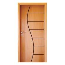 Porta Frisada Modelo 33 Em Madeira Semi Sólida Hdf Mapaf 70cm