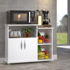 Porta Fruteira Branco C/ Branco 2 Portas Cozinha