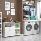 Porta Fruteira Paneleiro De Micro-ondas Tampo Branco