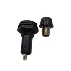 Porta Fusível Tipo Rosca 3ag 6x32 Mm 11050 Preto 5 Peças