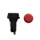 Porta Fusível Tipo Rosca 3ag 6x32 Mm 11050 Vermelho 5 Peças