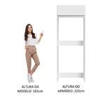 Porta Geladeira 1 Porta Basculante Branco Glamy Madesa