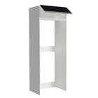 Porta Geladeira 1 Porta Basculante Branco/preto Glamy Madesa