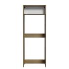 Porta Geladeira 1 Porta Basculante Rustic/preto Glamy Madesa