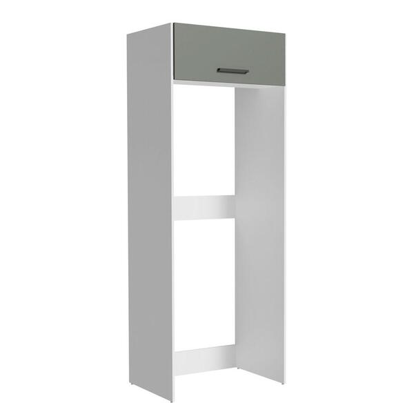 Porta Geladeira Armário De Cozinha 1 Porta Basculante Branco/