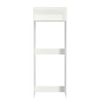 Porta-geladeira Madesa Lux 1 Porta Basculante - Branco/branco