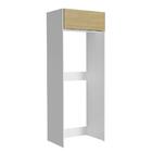 Porta Geladeira Madesa Lux 1 Porta Basculante - Branco/carval