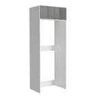 Porta Geladeira Madesa Lux 1 Porta Basculante - Branco/cinza