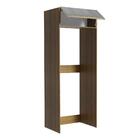 Porta Geladeira Madesa Lux 1 Porta Basculante - Rustic/cinza