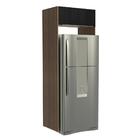 Porta Geladeira Madesa Lux 1 Porta Basculante - Rustic/preto