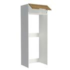 Porta Geladeira Madesa Stella 1 Porta Basculante - Branco/rus