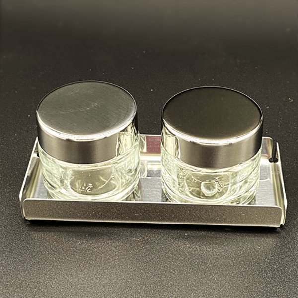 Porta Geleia Com Vidros Pisa Inox