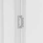 Porta de Madeira de Giro Direito e Esquerdo Branca 210x70cm Sarrafeada com Batente 7,5 a 16cm Vivace UV Frisada Artens