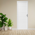 Porta Giro Filetada 0,95m X 2,15m Direita Em Alumínio Branco