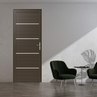 Porta Giro Filetada 0,95m X 2,15m Esquerda Em Alumínio Bronze