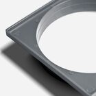 Porta Grelha 15x15 Cm (cinza)