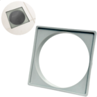 Porta Grelha Abs 10x10 Suporte Para Ralo Quadrado Porta Ralo