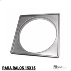Porta Grelha Para Ralo Aço Inox 15 Cm