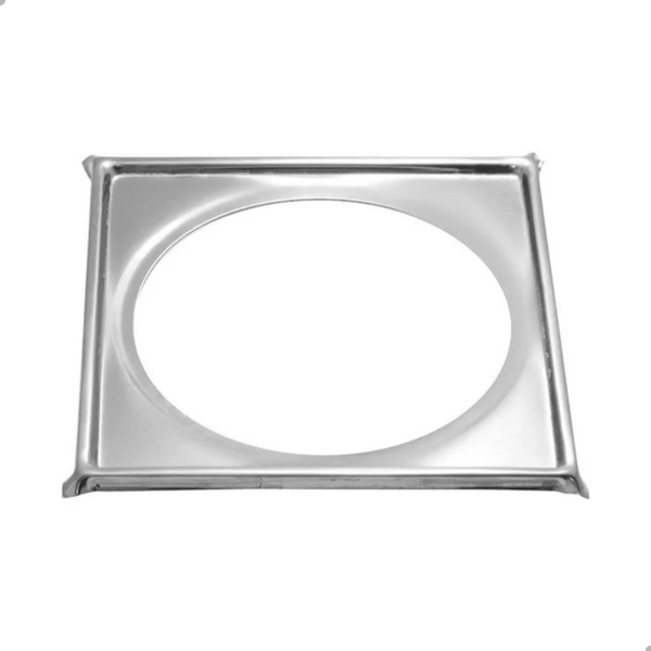 Porta Grelha Para Ralo Aço Inox 15 Cm