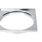 Porta Grelha Quadrada 15cm Cromada Estrela