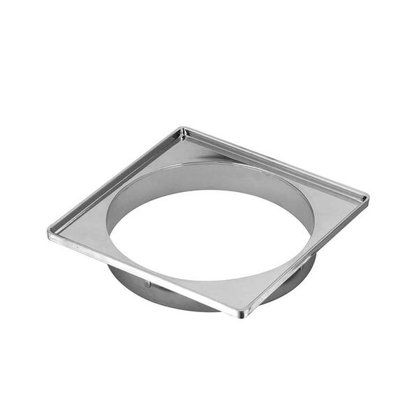 Porta Grelha Quadrada Cromada Para Caixa Sifonada - Krona, Ta