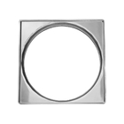 Porta Grelha Quadrada Cromada Para Caixa Sifonada - Krona, Ta