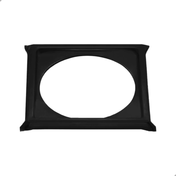 Porta Grelha Quadrado 15x15cm Preto Fosco