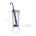 Porta Guarda Chuvas C/ Bandeja Coletora Anis Grafite Schmitt