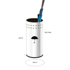 Porta Guarda Chuvas Gamma 20x43cm Aço Inox 301120 Brinox Aço