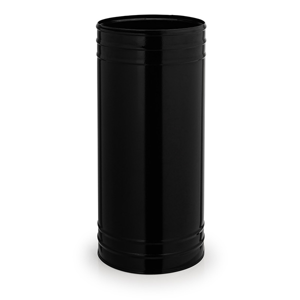 Porta Guarda-chuvas Preto Em Aço Galvanizado 40 X 17 Cm