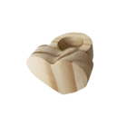 Porta Guardanapo Anel Coração Madeira Pinus 60 Peças Atacado