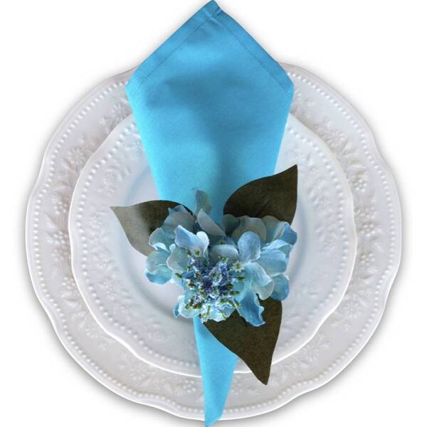 Porta Guardanapo Boca De Leão (azul Turquesa)  - 4 Unidades