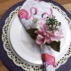 Porta Guardanapo Boca De Leão Rosa Claro  - 4 Unidades