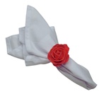 Porta Guardanapo Botão De Rosa Eva (rosa Amor) - 4 Unids