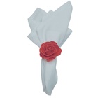 Porta Guardanapo Botão De Rosa Eva (rosa Amor) - 4 Unids