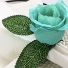 Porta Guardanapo Botão De Rosa Tiffany - 4 Unidades