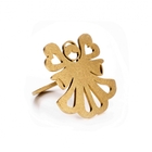 Porta Guardanapo De Mdf Anjo Dourado 6 Cm - D'rossi