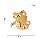 Porta Guardanapo De Mdf Anjo Dourado 6 Cm - D'rossi