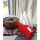 Porta Guardanapo De Mesa Vermelho Coza