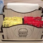 Porta Guardanapo E Sachê Em Mdf - 10 Unidades