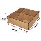 Porta Guardanapo E Sachê Em Mdf - Kit 10 Unidades